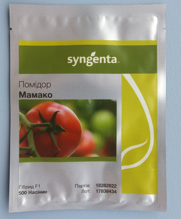 Мамако F1 500 шт Syngenta Томат Детермінантний Насіння (Томат Детерминантный Семена)