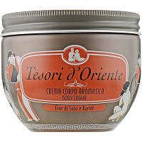 Крем для тела Tesori d'Oriente парфюмированный Цветок лотоса и масло ши 300 мл (8008970003634) мрія(М.Я)