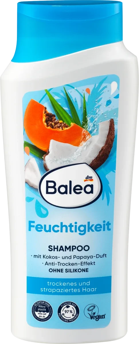Шампунь для сухого та пошкодженого волосся Balea Feuchtigkeit, 300 мл