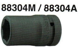 Головка торцева грудка ударна 1" 24 мм (L-80 mm) Hans 88304M24