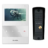 Комплект Slinex ML-16HD(Black)+SQ-04M(White) Готовые комплекты домофонов Домофон для частного дома комплект