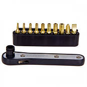 Набір біт 10пр, TORX T8-40 з міні трещіткою S-2193 TJG
