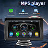Універсальний сенсорний дисплей, монітор 7" car player CJ-PTC208 з Apple CarPlay та Android Auto, фото 2