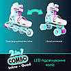 NEON Ролики COMBO SKATES Бірюзовий (Размер 30-33) - | Ну купи :) |, фото 5