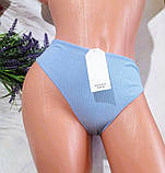 Жіночі трусики бавовна рубчик 44/46р 2 кольори, фото 2