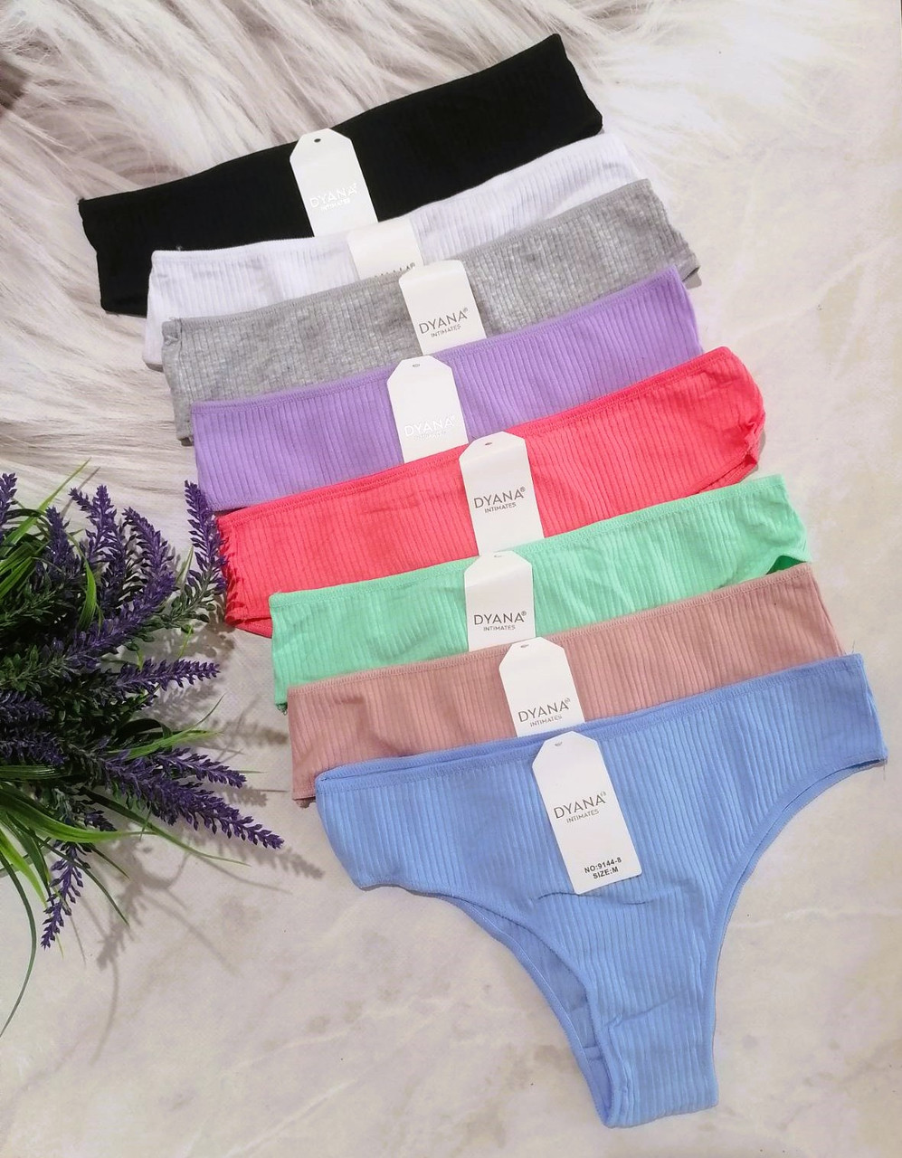 Жіночі трусики бавовна рубчик 44/46р 2 кольори, фото 1