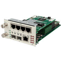 Модуль, Мультиплексор, 4*E1/T1(4 RJ45),1*GE,2*SFP 00Mbps Gigabit Ethernet over 2 SFP fiber (1+1 redu