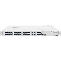 Комутатор Smart,20xSFP,4xSFP+,4xCombo(GE/SFP),1U R MC,Dual PSU,RouterOS L5 or SwitchOS (Dual Boot)