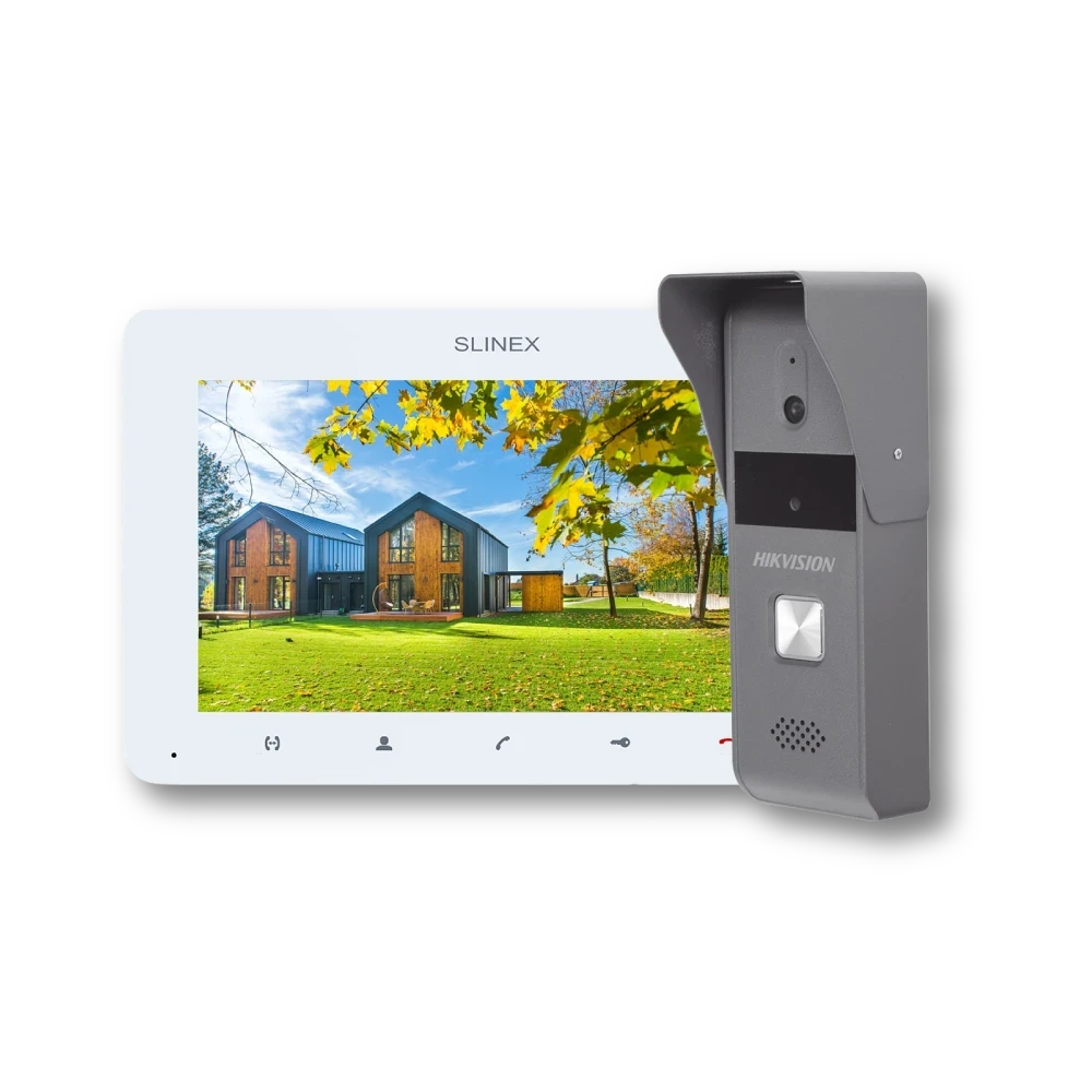 Комплект Slinex SM-07 white + Hikvision DS-KB2421-IM Комплект ...