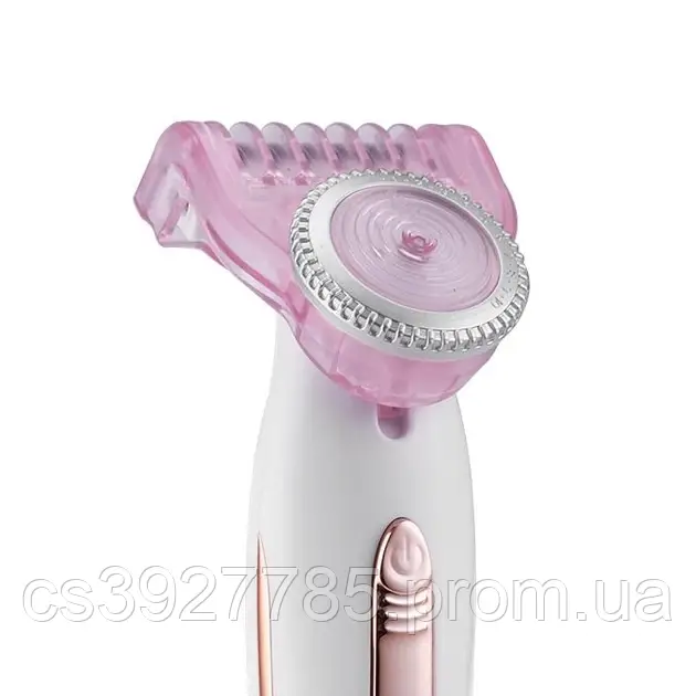 Электробритва женская для тела с сухим бритьем White Pink DSP70136 - фото 3 - id-p2120417731