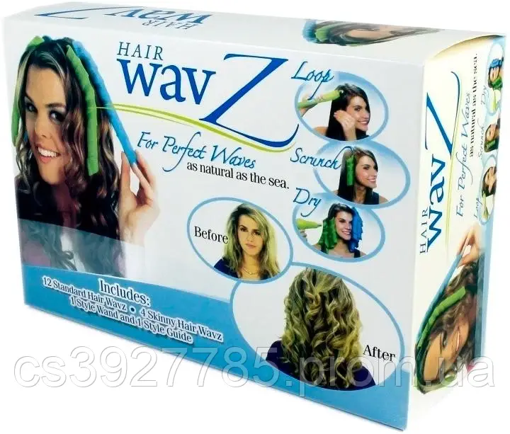 Волшебные бигуди Hair Wavz для волос любой длины - фото 6 - id-p2120417734