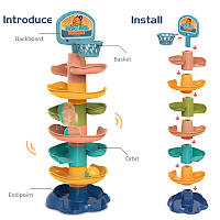 Развивающая игрушка "башня-спуск" с шариками арт. 3603 C топ