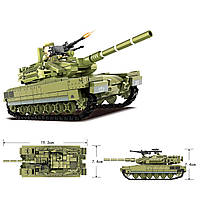 Конструктор - танк ВСУ "Challenger 2" (441 деталь) арт. 33508 топ