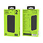 Power bank Borofone 10000mAh 2хUSB Black BT20, фото 6