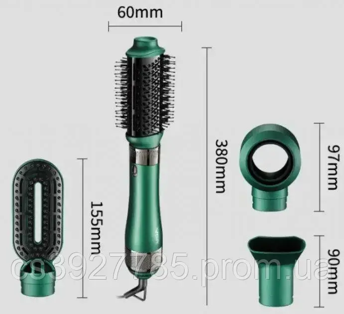 Профессиональная фен-щетка для укладки волос 4 в 1 VGR V-493 1000Вт - фото 4 - id-p2120417819