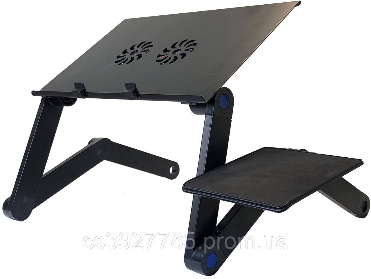 Розкладний столик-підставка для ноутбука з охолодженням, пересувний столик для ноутбука з USB охолодженням Lap - фото 10 - id-p2120417839