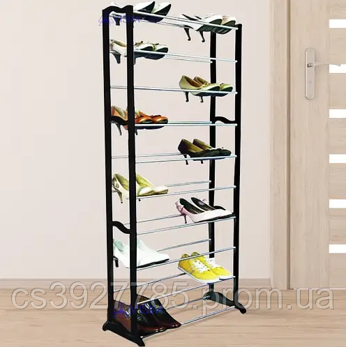 Органайзер для зберігання 30 пар взуття 10 полиць Amazing shoe rack, Полиця для взуття - фото 6 - id-p2120417841
