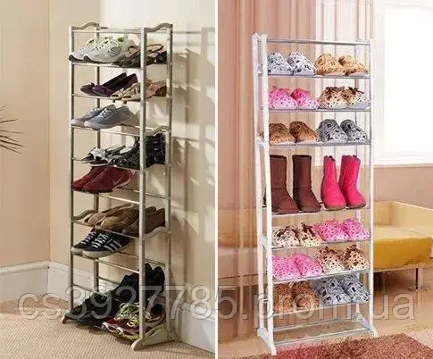 Органайзер для зберігання 30 пар взуття 10 полиць Amazing shoe rack, Полиця для взуття - фото 9 - id-p2120417841