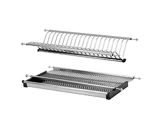 Сушарка для посуду з піддоном у шафу ПреміумЛайн нержавіюча сталь Opendoors