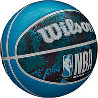 Мяч баскетбольный Wilson NBA DRV PLUS VIBE BSKT Black/Blue size 7 топ