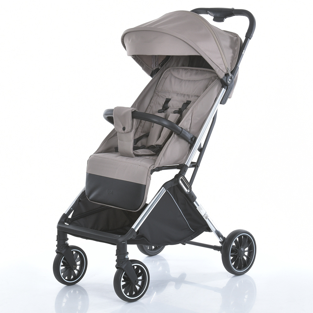 Коляска прогулянкова El Camino ME 1129 LINK, Beige Striped
