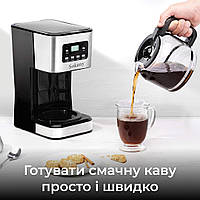 Кофеварка капельная Sokany CM-121E 950 Вт 1.5 л 12 чашек Электрическая кофеварка с автоподогревом