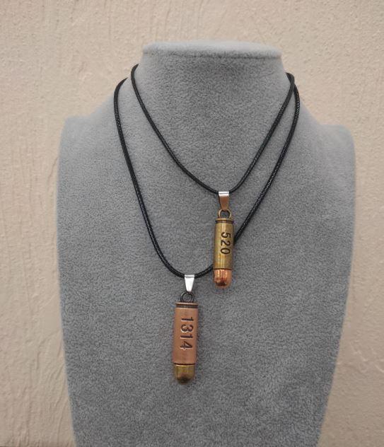 Парні кулони дружби Патрон L-42-48см d-34х10, 30х8мм купити біжутерію дешево оптом в інтернеті