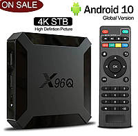 Smart TV Box X96Q Android 10 смарт приставка