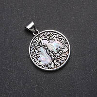 Кулон Древо Халіотис (іміт) d-32мм купити біжутерію гуртом