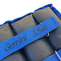Утяжелители-манжеты песок Gemini по 3.5кг G8833-7BL топ