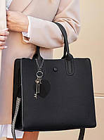 Трендовая женская сумка тоут / вместительная сумка через плечо / большая сумка шоппер