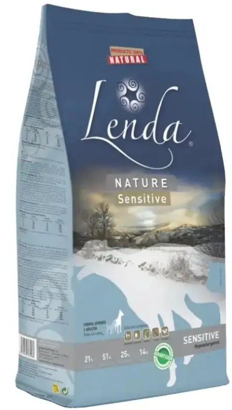 Lenda Sensitive - Ленда сухий корм для собак усіх порід з рибою з чутливим травленням 12 кг