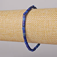 Браслет Лазурит натуральний камінь рубка d-4х4мм+- L-18см+- (стрейч) купити біжутерію дешево оптом в інтернеті