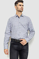 Рубашка мужская в клетку серо-белый 214R113-35-193 Ager M
