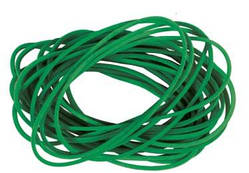Канцелярська гумка купюр Ø 20 мм х 1,2 мм колір зелений "Plast" 1кг/уп.