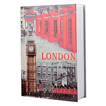 Книга-сейф на замку MK 0791 металева  топ Лондон