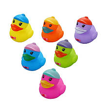 Іграшки для ванної - пищалки "Каченята" (6 штук) з сумкою-органайзером топ