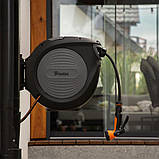 Автоматична котушка для поливання BLACK LINE зі шлангом 1/2" — 30 м, ECO-W1B30 Польща, фото 2