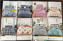 Простынь на резинке ЦВЕТНАЯ 180*200+25см (cotton120g/m²) Модель CD106B