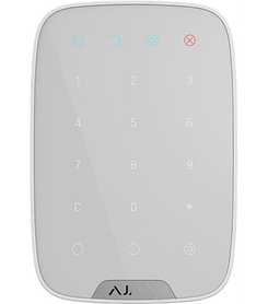 Бездротова сенсорна клавіатура Ajax KeyPad  (8706.12.WH1/38249.12.WH1) White