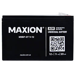 Акумулятор промисловий MAXION MXBP OT 12 -  9 (12V, 9Ah)