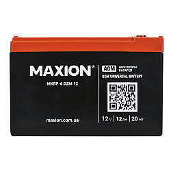 Тягова акумуляторна батарея AGM MAXION MXBP 6-DZM-12 (12V, 12Ah)