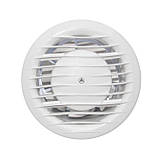 Побутовий витяжний вентилятор осьовий білий стельовий тихий 100 мм Dospel NV 100, фото 2