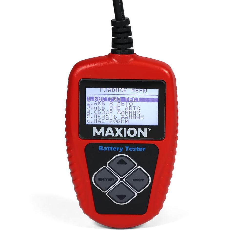 Цифровий тестер акумулятора MAXION MXCT-BA101 (Аналізатор) 12V/220Ah/2000А