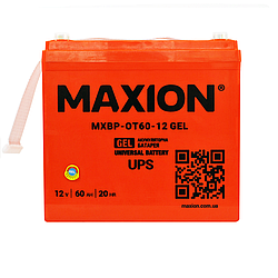 Акумулятор промисловий GEL MAXION MXBP OT 60 - 12 (12V, 60Ah)