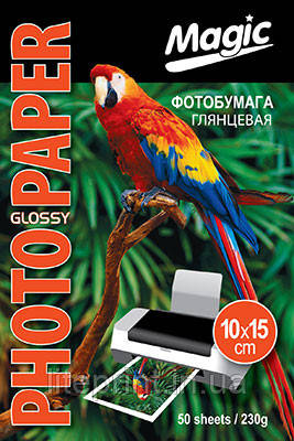 Фотопапір Magic Glossy 10x15 230g 50 аркушів