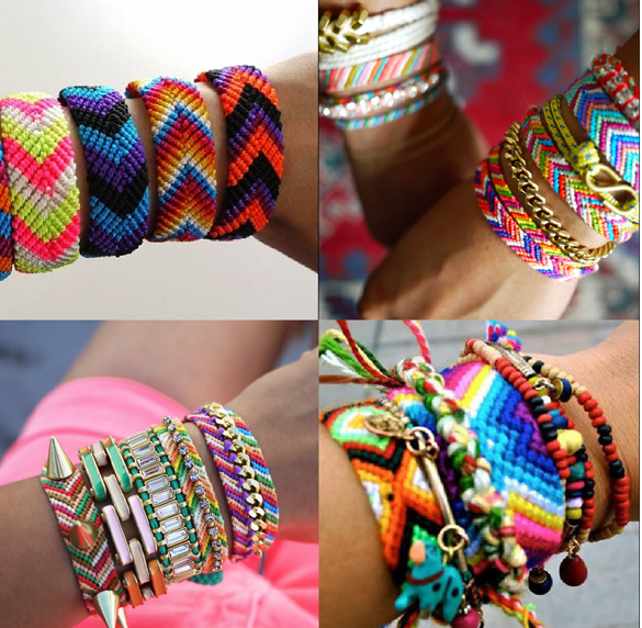 вироби, барвисті-браслети