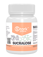 Підсолоджувач сукралоза Stark Pharm - Sucralose (25 грамів) (100% нешкідливість, 600 разів солодше цукру)