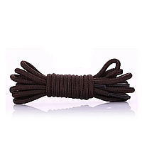 Шнурки для взуття круглі KIWI 100 см темно-коричневі
