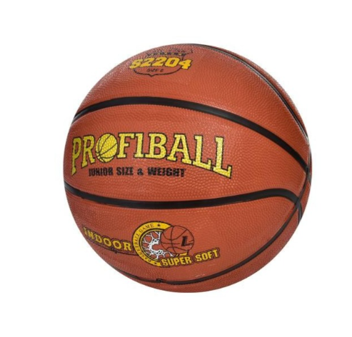 Мяч баскетбольный для улицы и зала коричневый размер 6 Profi - фото 1 - id-p1379270281